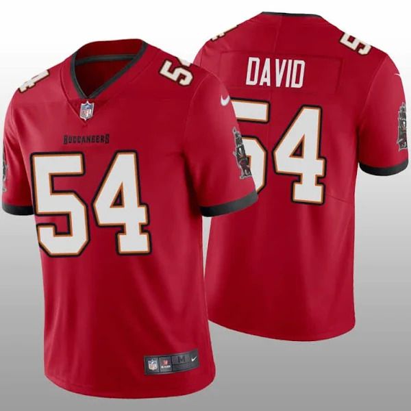 Men Tampa Bay Buccaneers 54 Lavonte David Nike Red Vapor Limited NFL Jersey